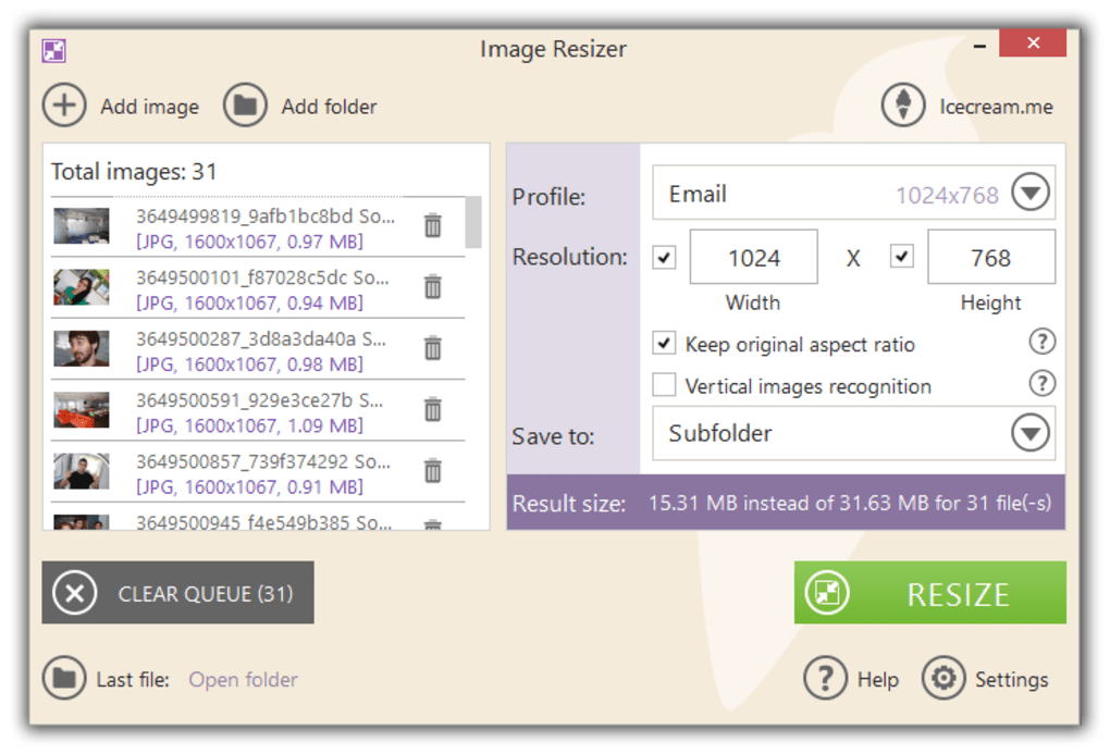 Icecream Image Resizer Full Crack