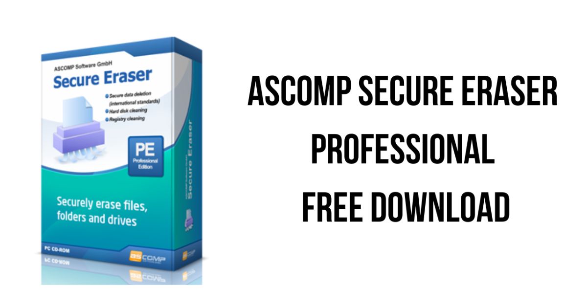 Ascomp Secure Eraser Pro Crack