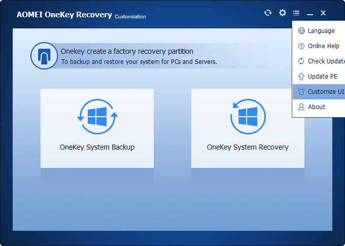 Aomei Onekey Recovery Professional Crack 