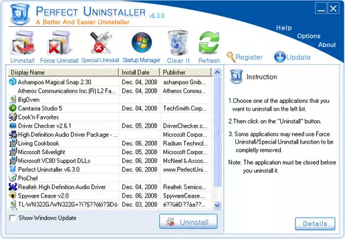 Perfect Uninstaller Free