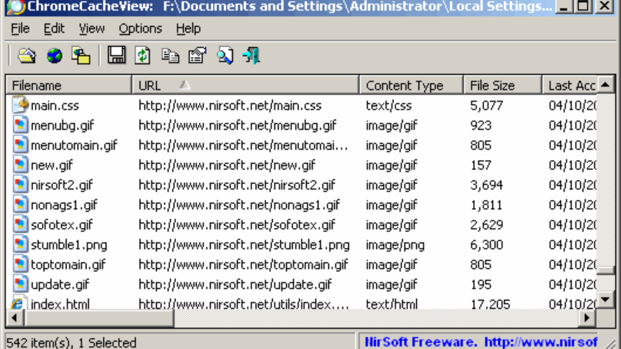 ChromeCacheView Crack
