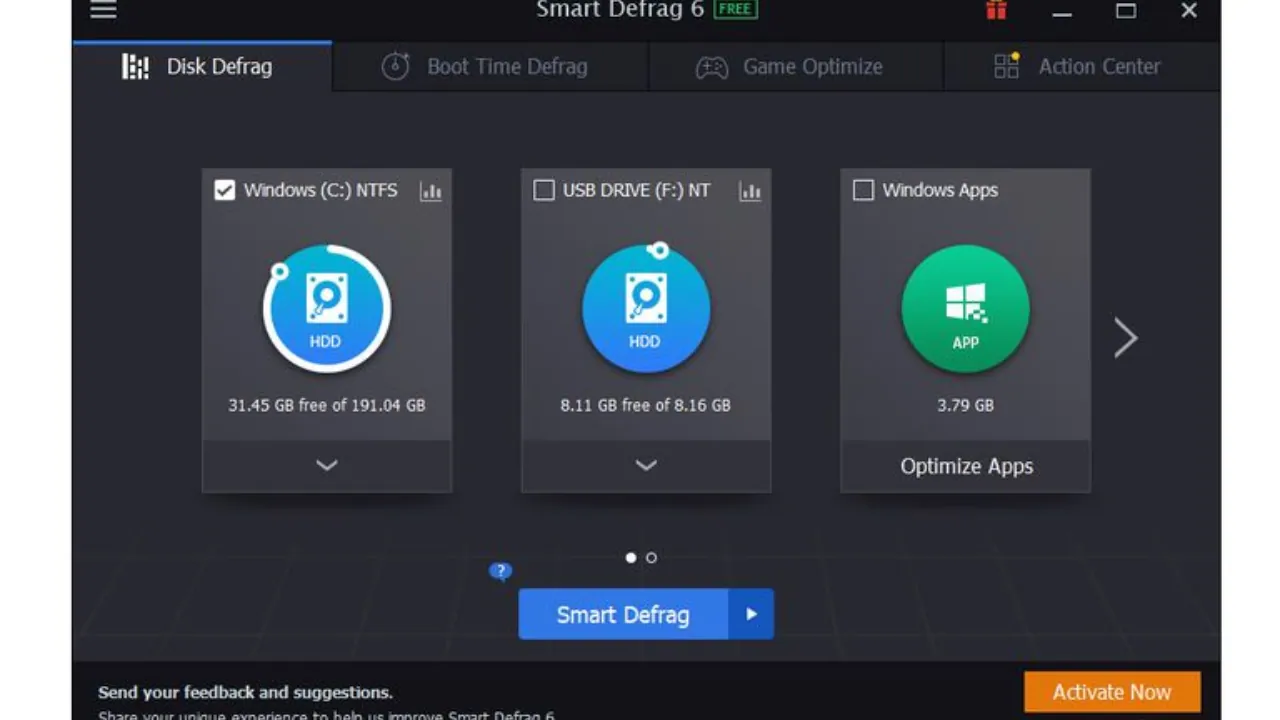 IObit Smart Defrag Pro Crack
