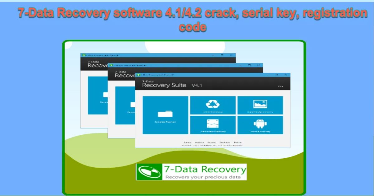 7-Data Recovery Suite Serial Key 