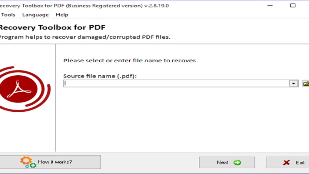 Recovery Toolbox for PDF Keygen 