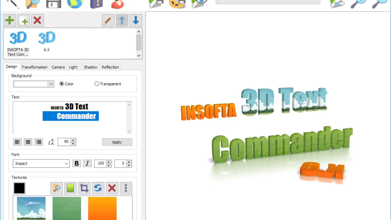 Insofta 3D Text Commander Download
