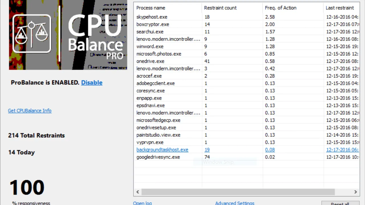 CPUBalance Pro Free
