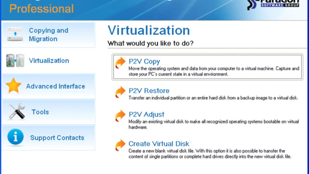 Paragon Virtualization Manager Professional Keygen 