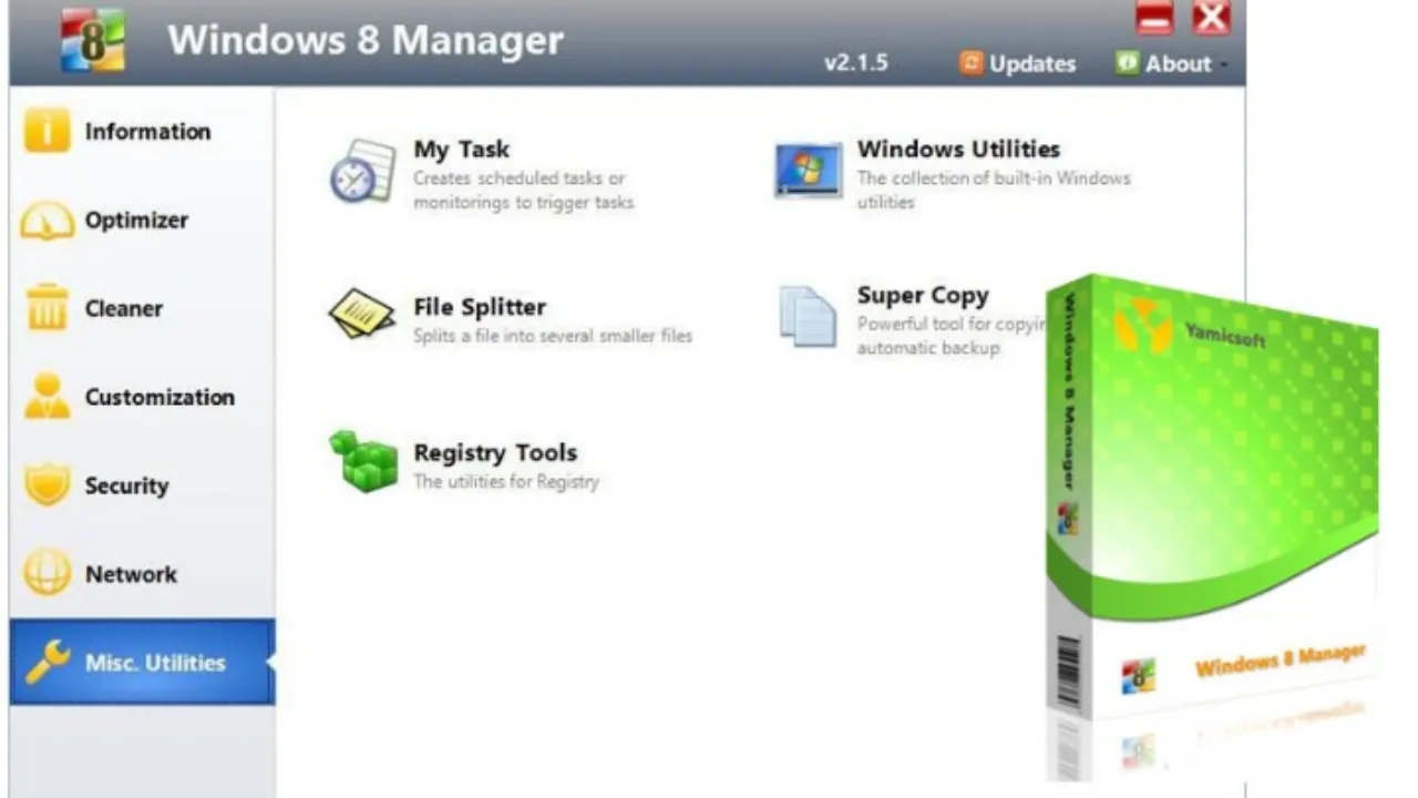 Windows 8 Manager Free 